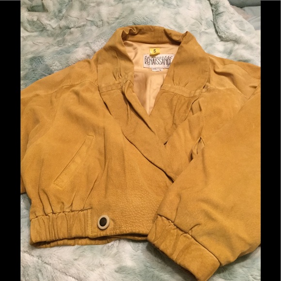 Renaissance Jackets & Blazers - Genuine leather suede jacket.