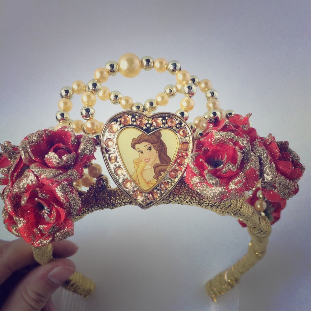 Beauty and the Beast Belle Disneyland crown 👑🌹