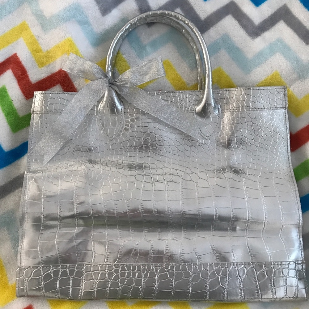 Metallic Tote
