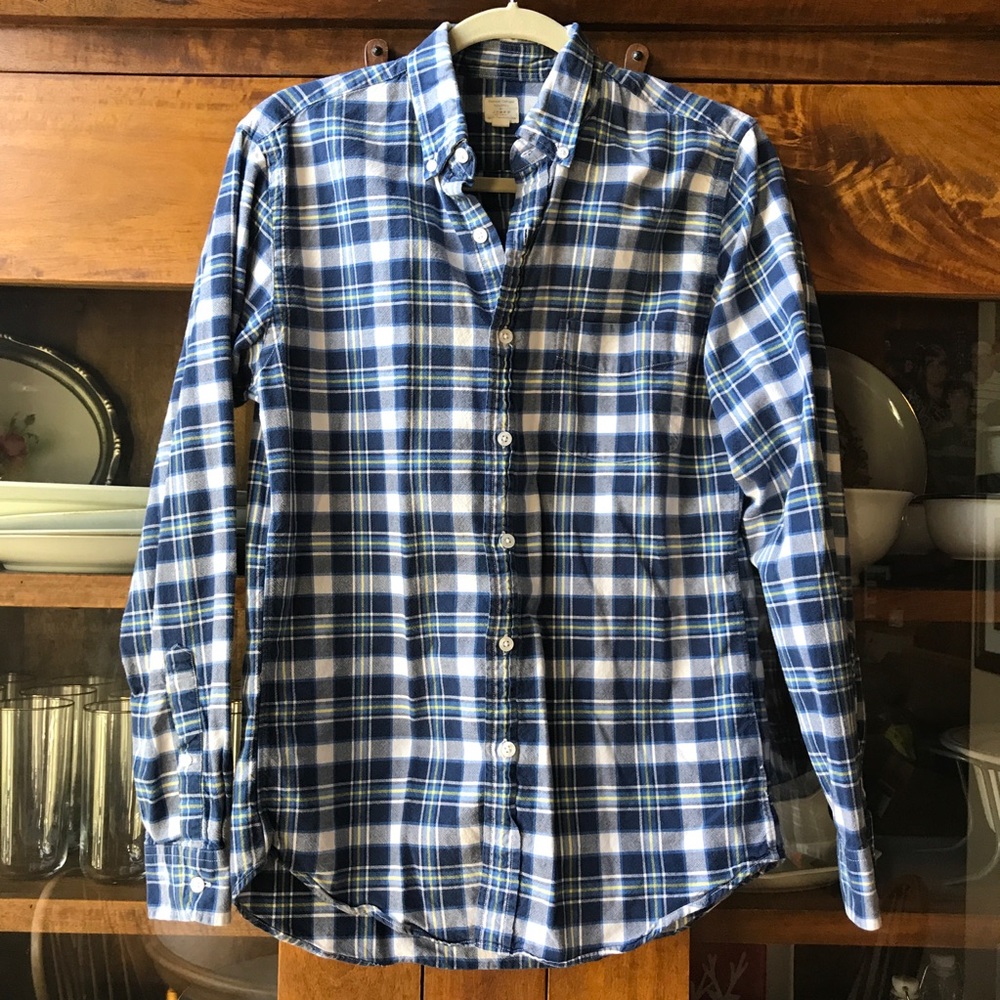 Men's J. Crew Button Down Shirt LS Small