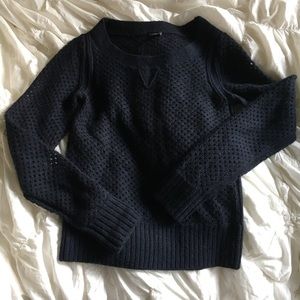 Club Monaco Navy Wool Blend sweater