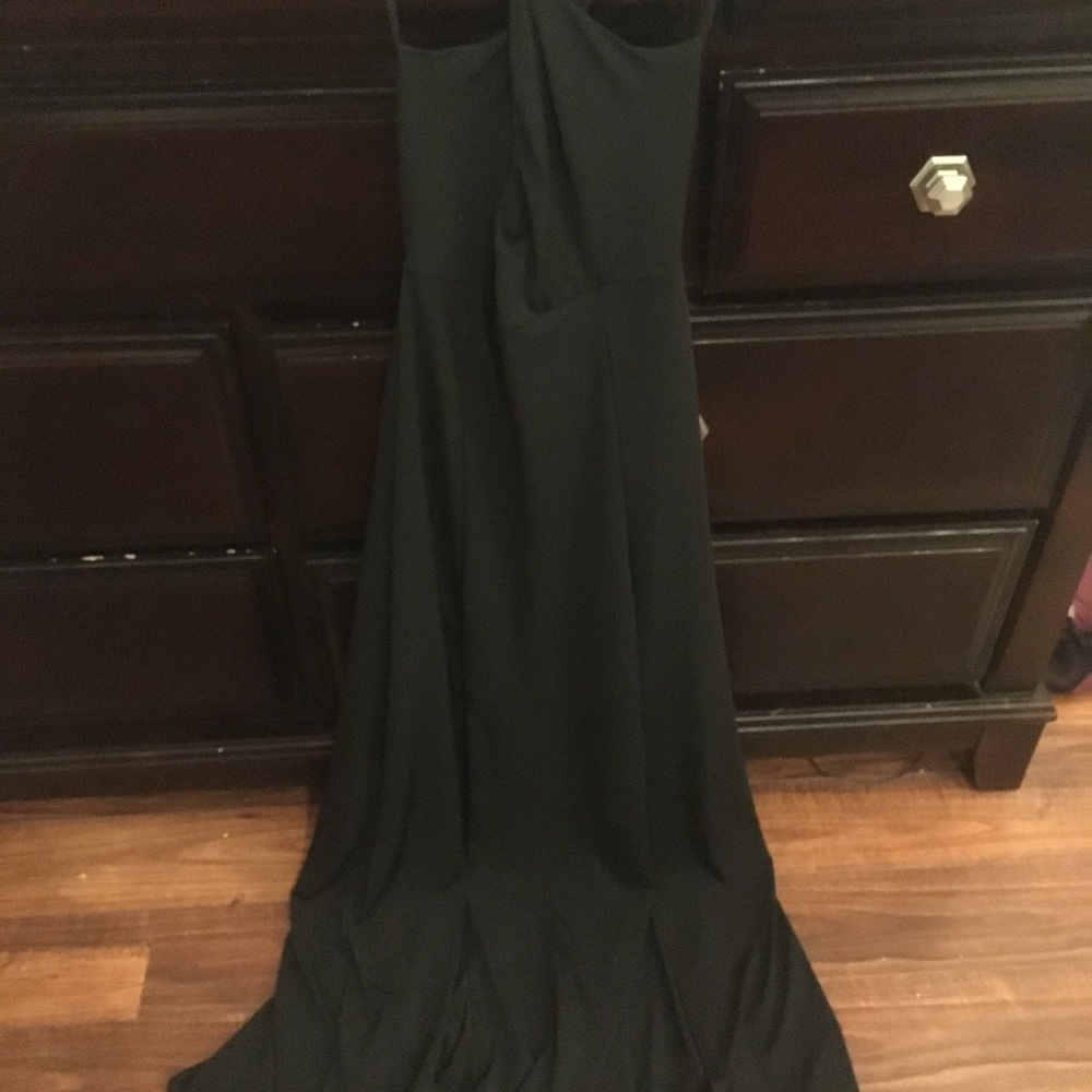 long black night out dress
