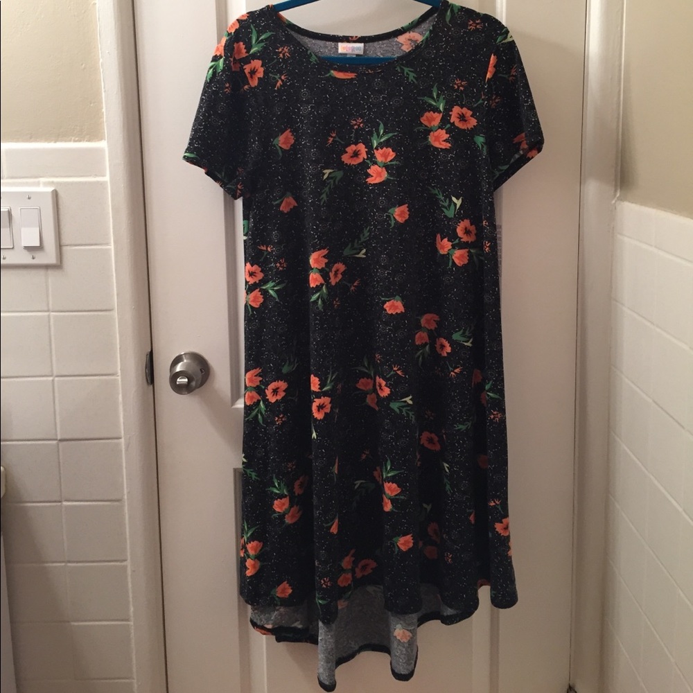 BNWT Lularoe Medium Carly Dress Floral