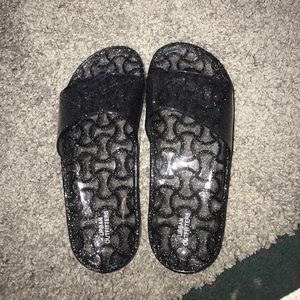 Glitter jelly slides