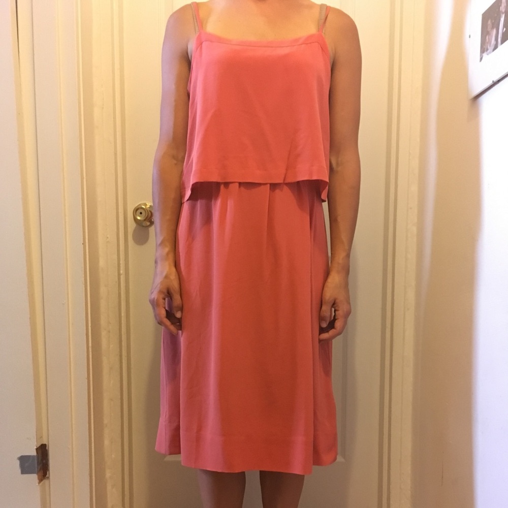 Madewell silk spaghetti strap dress, size 8