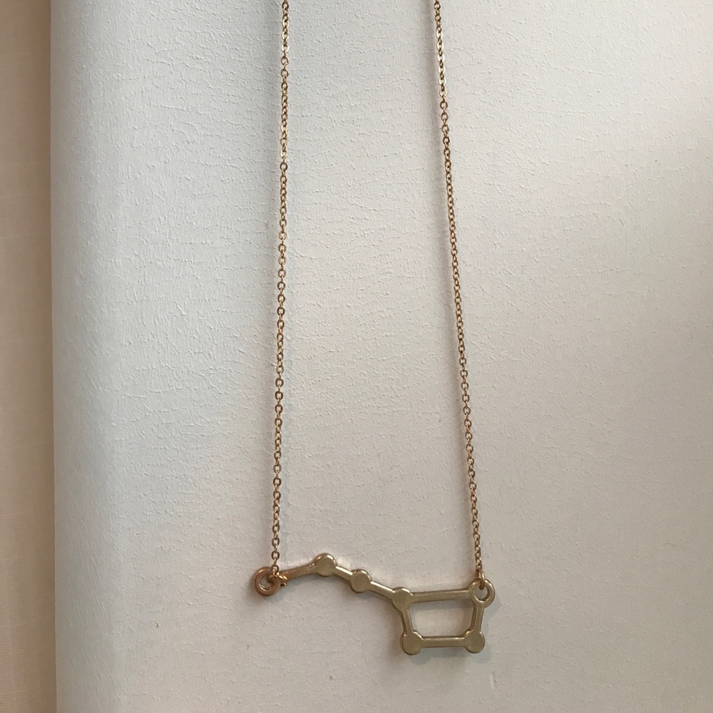 Big Dipper gold necklace Modcloth