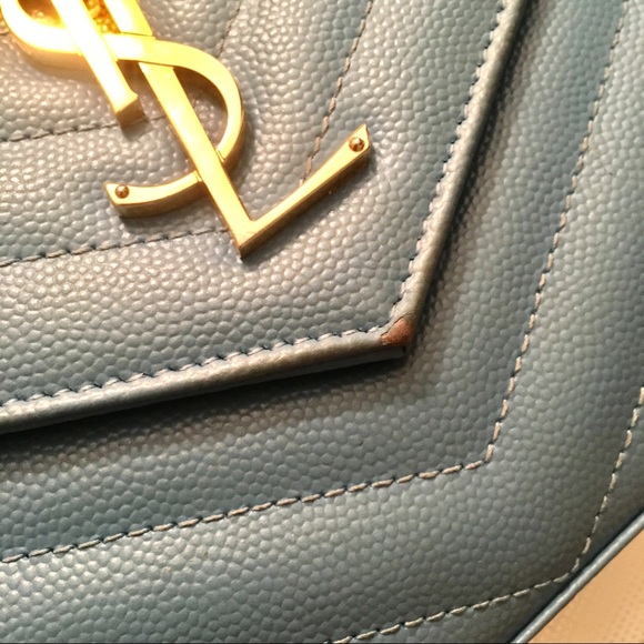 SOLD YSL Monogram Quilted Leather Wallet on Chain - Picture 8 of 8