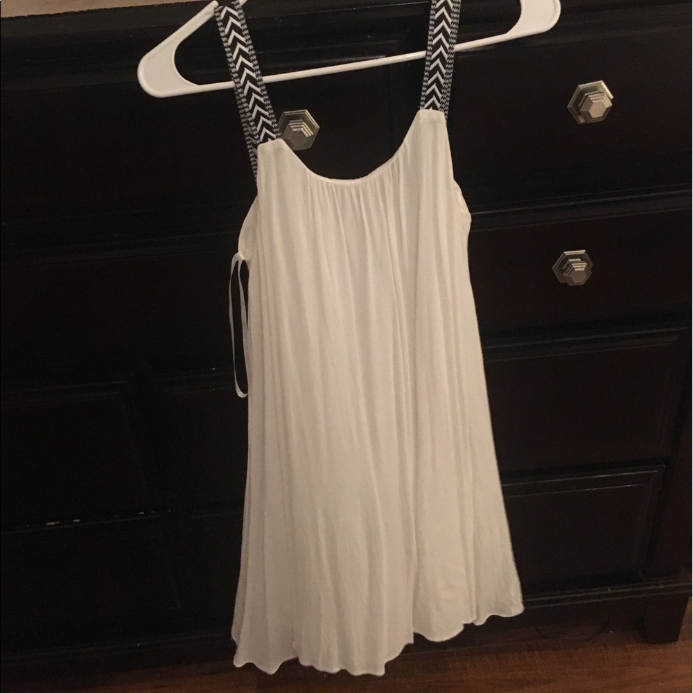 White flowy dress