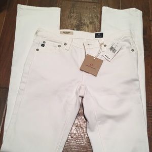 AG ( ADRIANO GOLDSCHMIED) WHITE JEANS NWT
