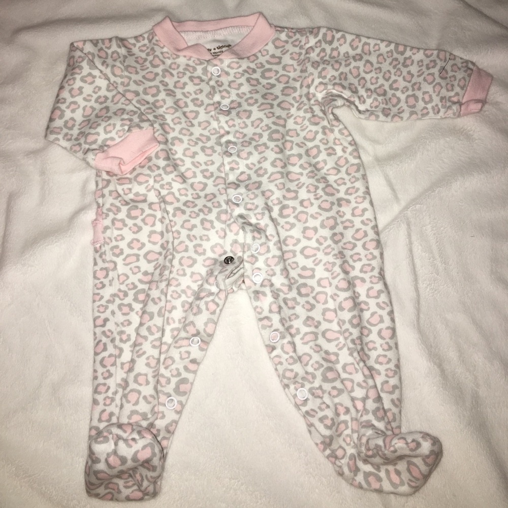 Sandy & Simon footed onesie