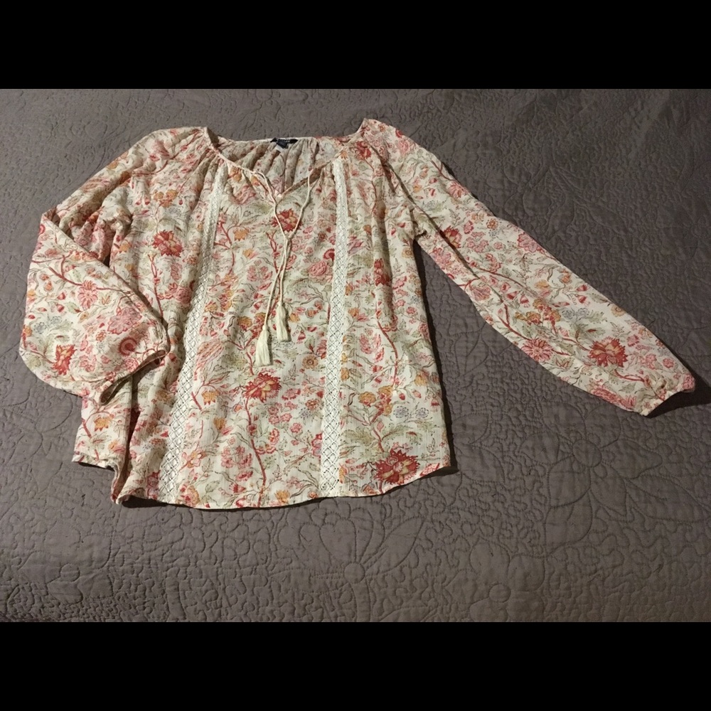 Price Drop Peasant boho  top