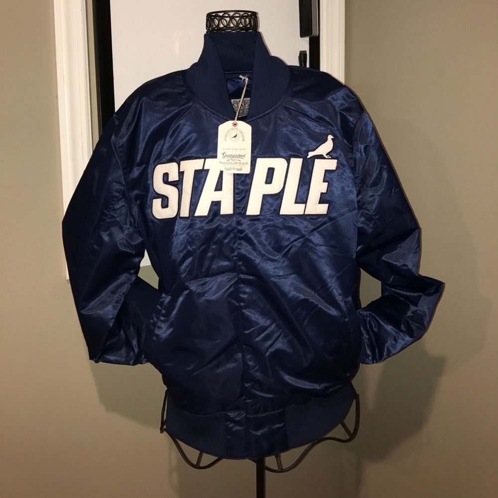 NWT Staple Pigeon Bomber/Varsity Jacket