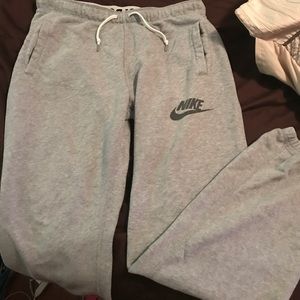Nike sweat pants.