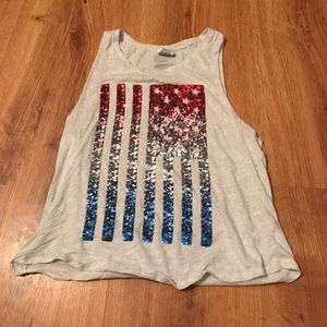 PINK Merica muscle tank
