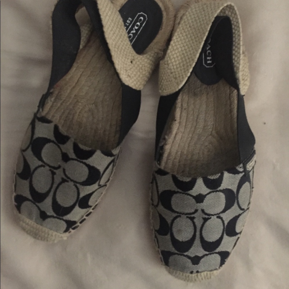 Coach flat sandals authentic size 8