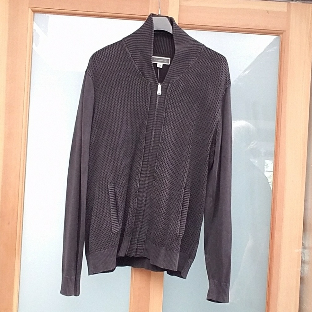 INC Cardigan sweater zipper front
