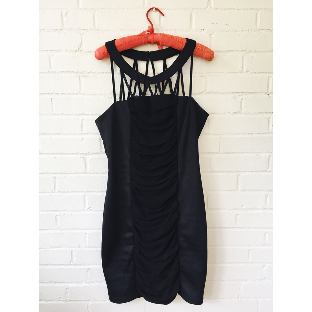 Little Black Dress with Straps