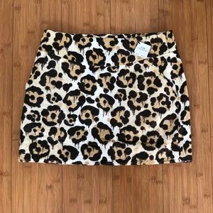 Authentic Coach leopard skirt