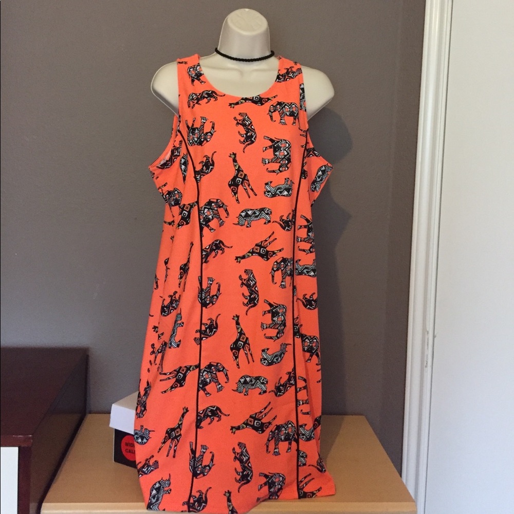 Fun safari animal dress