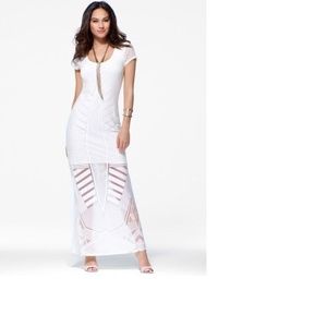 Cache White Dress (XL) New with Tag