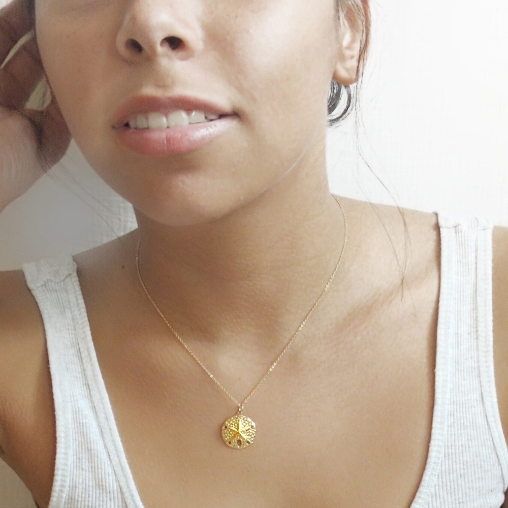 ** SOLD OUT **Gold Filled Necklace w/ Sand Dollar