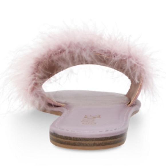 Pink 💖 Sparkly Bling Furry Slippers NIB - Picture 2 of 3