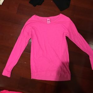 PINK long sleeve shirt barely worn