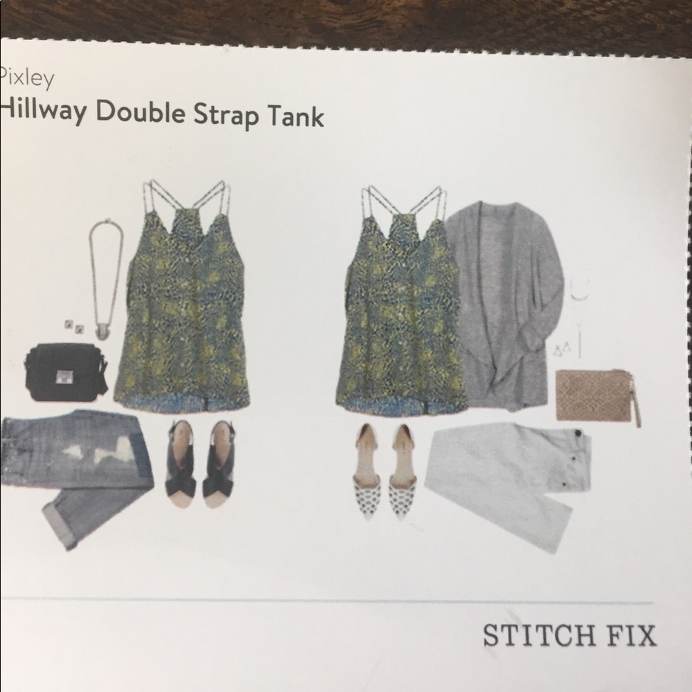 Pixley Hillway Double Strap Tank (Stitch Fix)