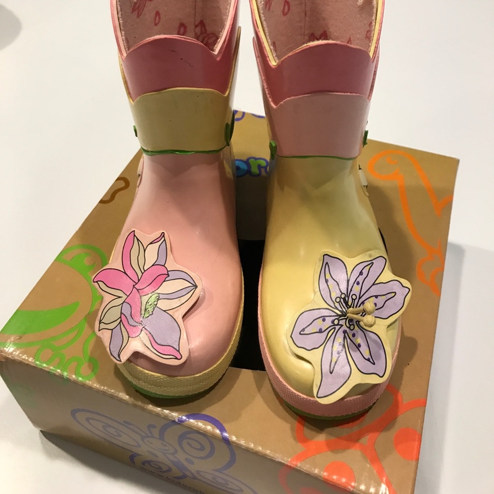Kidorable girls rain boots
