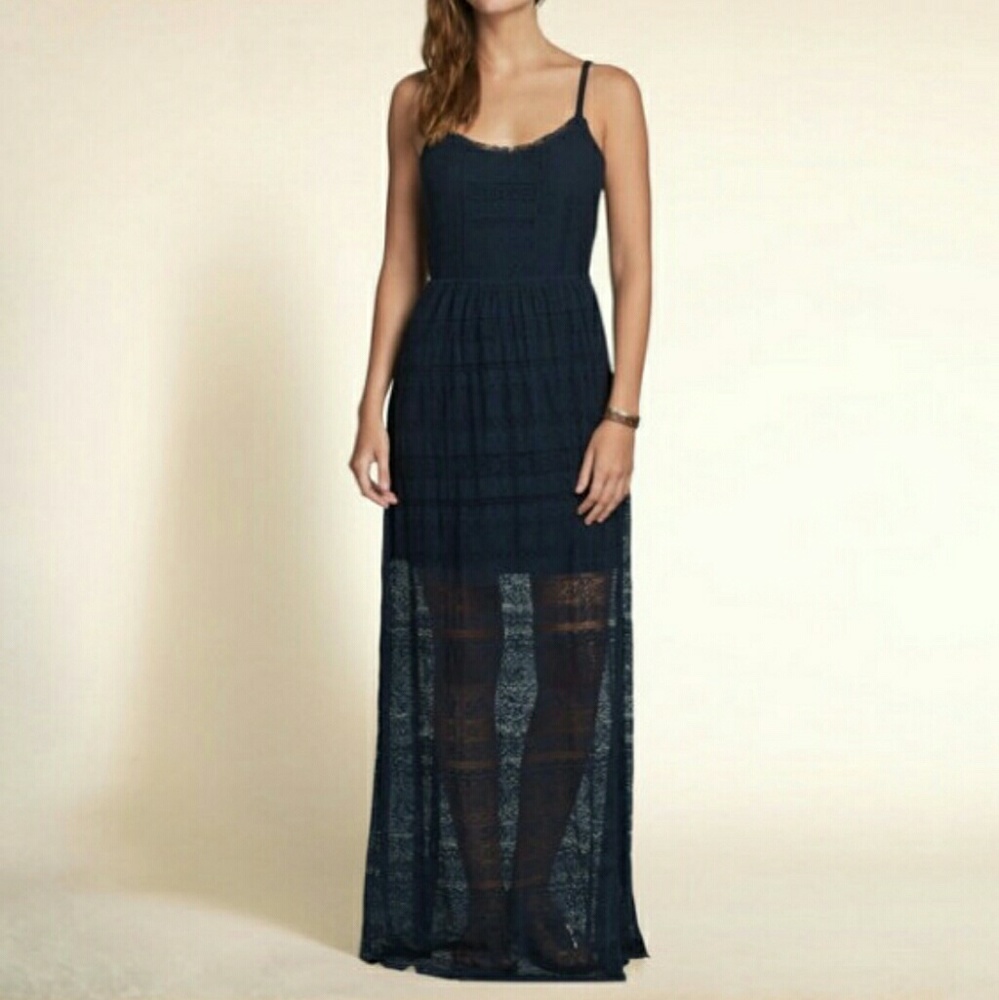 Hollister Lace Maxi Dress