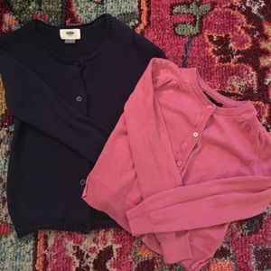 Two cardigans sold as a set