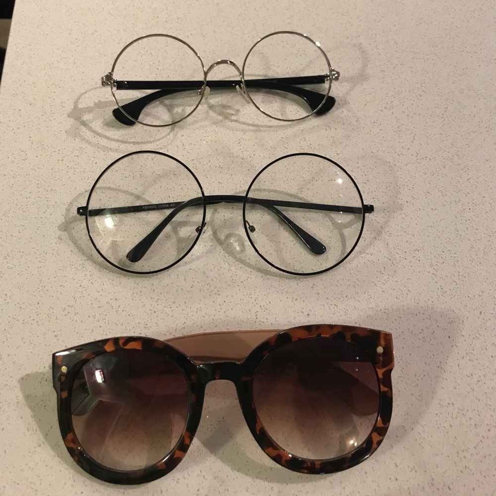 Assorted glasses and frames
