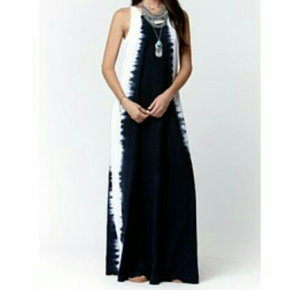 Volcolm Tie Dye Maxi Dress