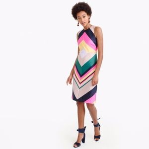 J. Crew Pop-Stripe Dress