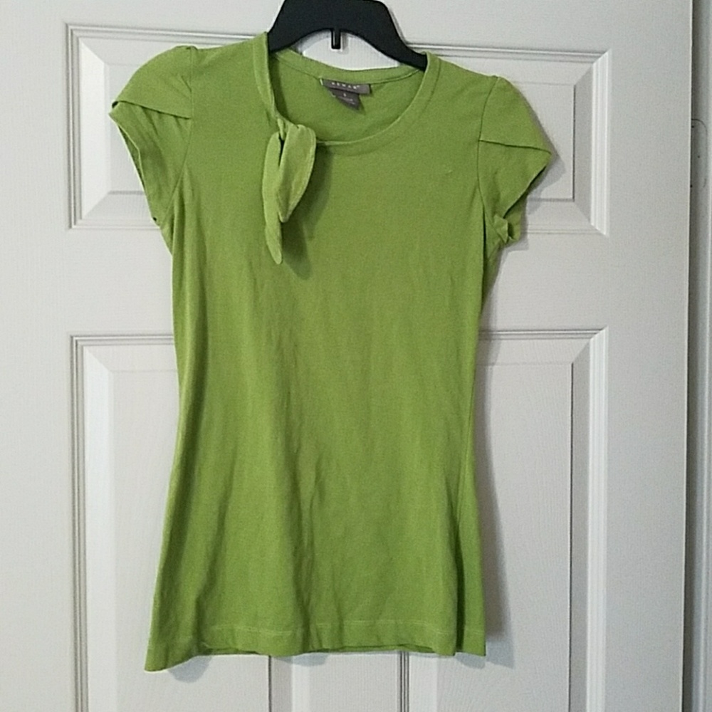 Green cap sleece Kenar top