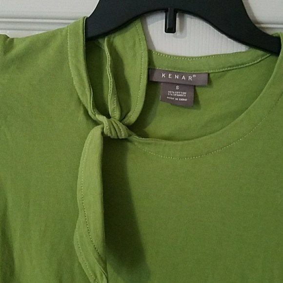 Green cap sleece Kenar top - Picture 4 of 4