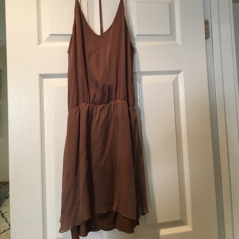 Brown float dress
