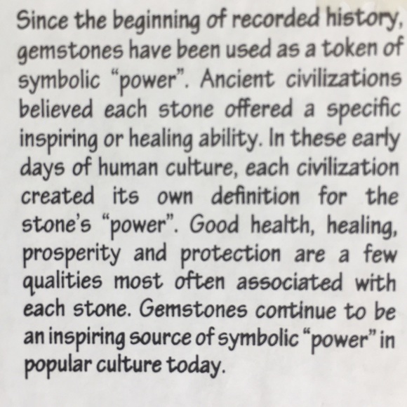 3 for $25 Antique Silver Heart Gemstone Earrings - Picture 4 of 5