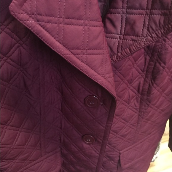 NY&co button down jacket burgundy - Picture 3 of 4