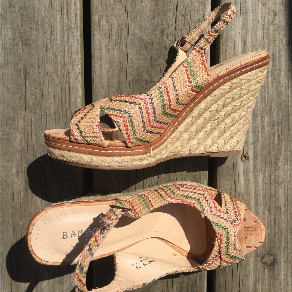 💕Bamboo Wedges