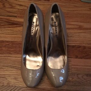 Nude Steve Madden pumps.