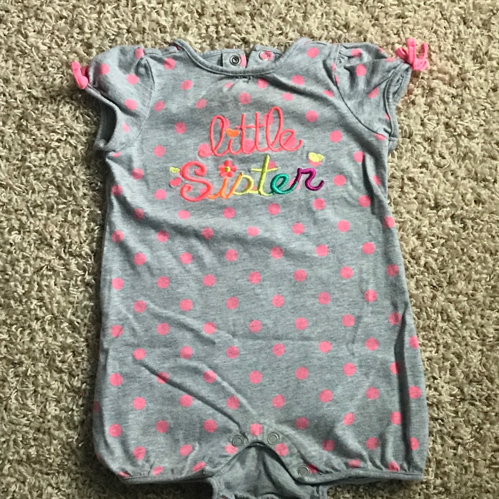 Infant Girl One Piece Shirt Size 12 Months