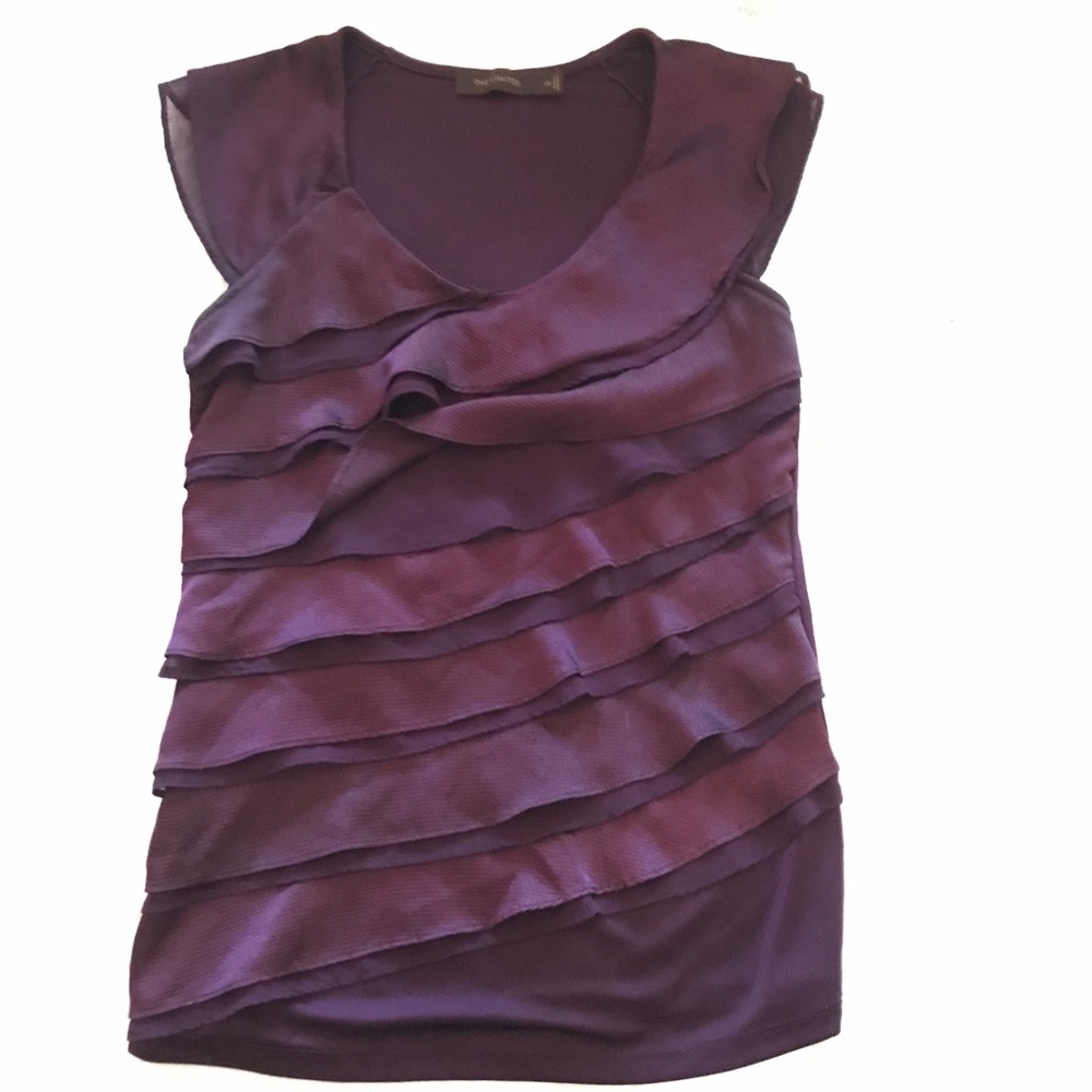The Limited Purple Blouse XS