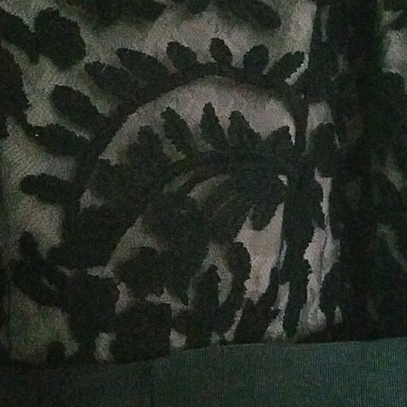 Simple and elegant black lace gown - Picture 3 of 8