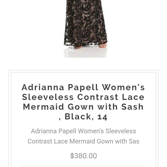 Simple and elegant black lace gown - Picture 8 of 8