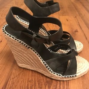 Black joie espadrilles