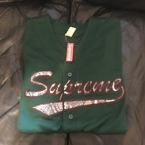 Supreme baseball jersey
