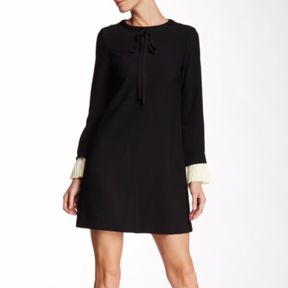 Nanette Lepore Pleat Cuff French Dress NWOT