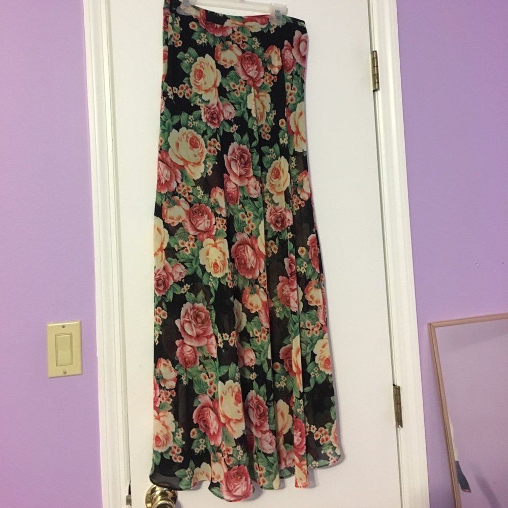 Floral Maxi Skirt