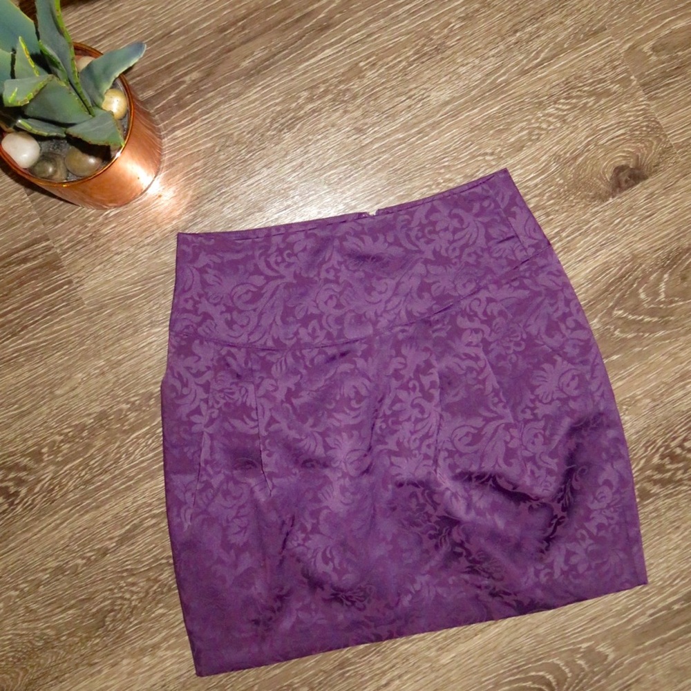 Purple Paisley Skirt